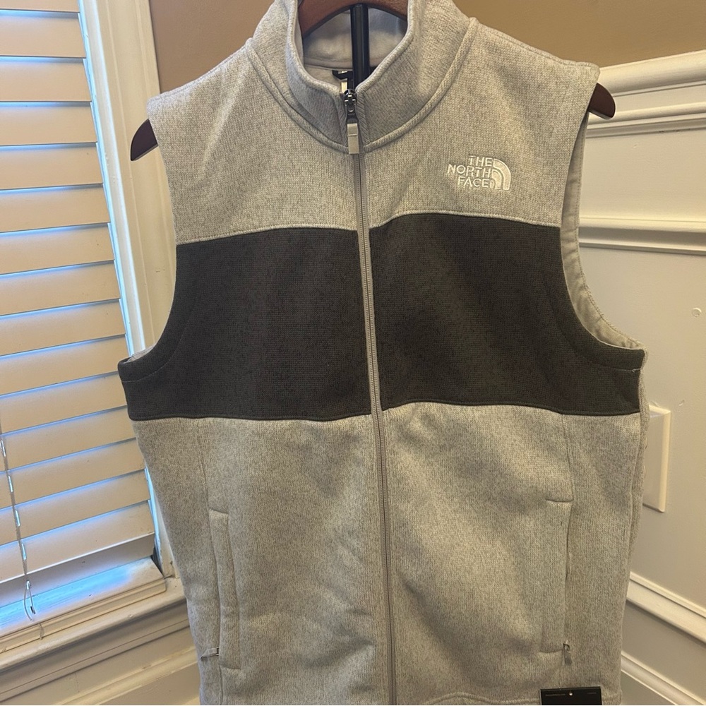 THE NORTH FACE Gordon Lyons Full Zip Mens Vest US, Medium Rise Grey Heather New